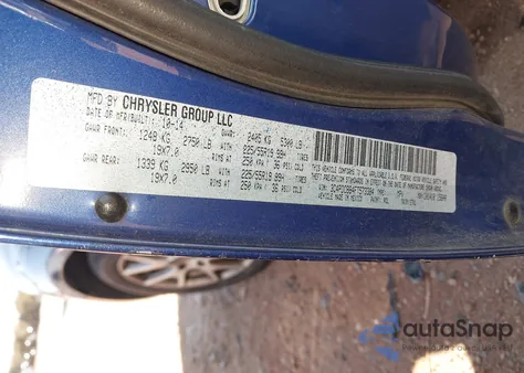 2015 Dodge Journey Sxt из США, поврежденный, VIN 3C4PDCBB4FT573384